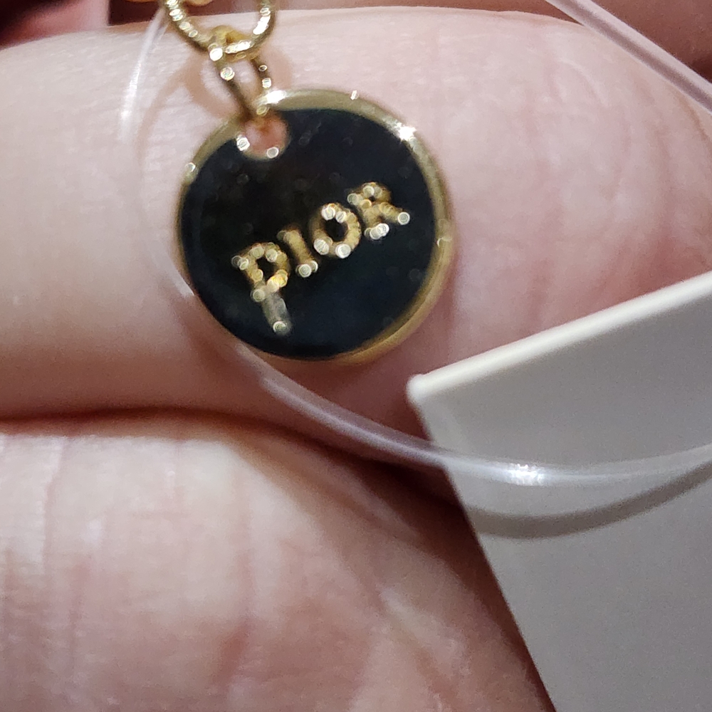 Dior Upcycled Necklace With Crystal Ring - Picture 4 of 7